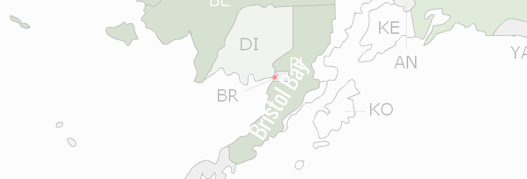 Bristol Bay Borough County Map